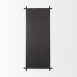 Tori Textured Gold Metal Cross Frame Wall Mirror from Mercana - Luna Furniture