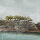 Coastal Destination by Mercana Studio a Hand Embellished Framed Art Print Matted under Glass from Mercana - Luna Furniture