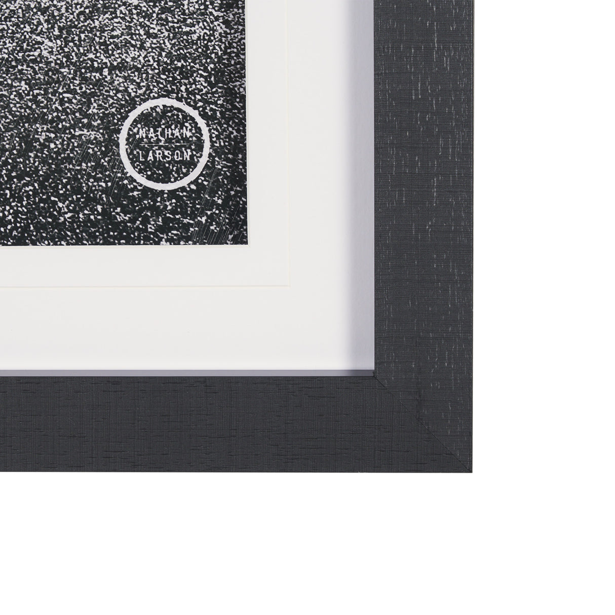 Road to Old West BW by Nathan Larson a Hand Embellished Framed Photo Art Print Matted under Glass from Mercana - Luna Furniture