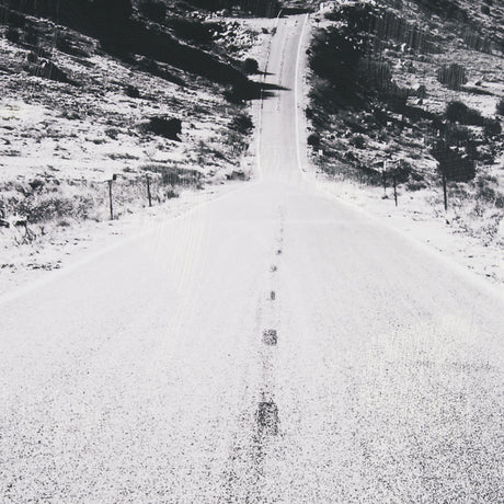 Road to Old West BW by Nathan Larson a Hand Embellished Framed Photo Art Print Matted under Glass from Mercana - Luna Furniture