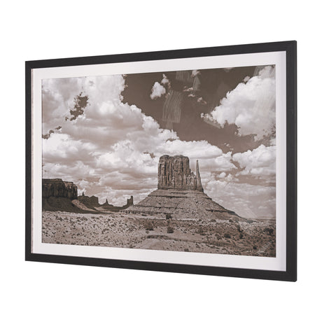 Monument Valley II Sepia by Debra Van Swearingen a Hand Embellished Framed Photo Art Print Matted un from Mercana - Luna Furniture