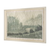 Off By The River by Mercana Studio a Hand Embellished Framed Art Print Matted under Glass from Mercana - Luna Furniture
