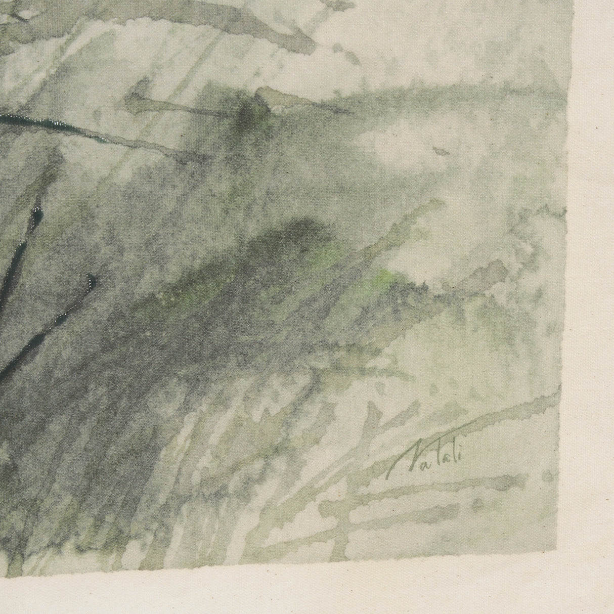 Over At The Lake by Mercana Studio a Hand Embellished Framed Art Print Matted under Glass from Mercana - Luna Furniture