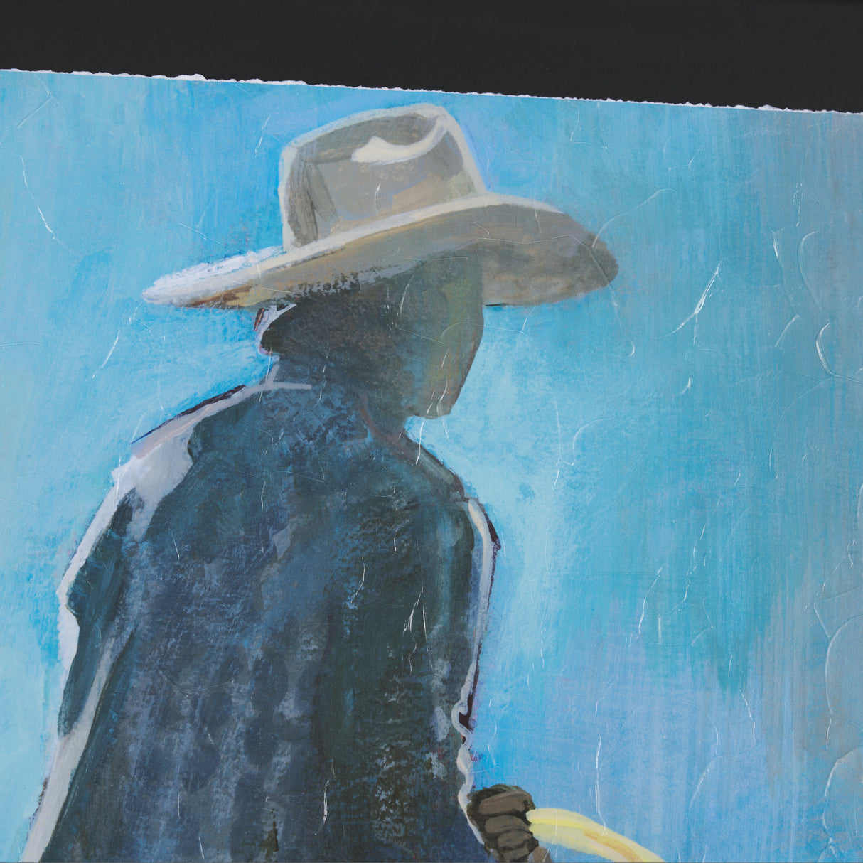 Round Up I Cowboy and Horse by Mercana Studio a Hand Embellished Framed Art Print Matted under Glass from Mercana - Luna Furniture