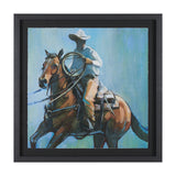 Round Up II Cowboy and Horse by Mercana Studio Hand Embellished Framed Art Print Matted under Glass from Mercana - Luna Furniture