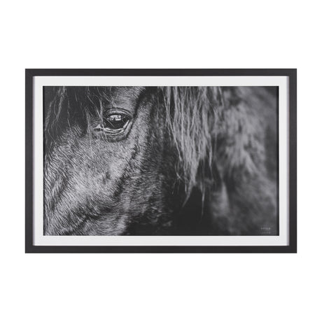 Mustang by Nathan Larson a Hand Embellished Framed Photo Art Print Matted under Glass from Mercana - Luna Furniture