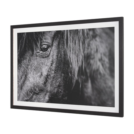 Mustang by Nathan Larson a Hand Embellished Framed Photo Art Print Matted under Glass from Mercana - Luna Furniture