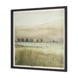 Rolling Fields II Hand Embellished Black Framed Watercolor Art Print on Paper Mounted with Backing from Mercana - Luna Furniture