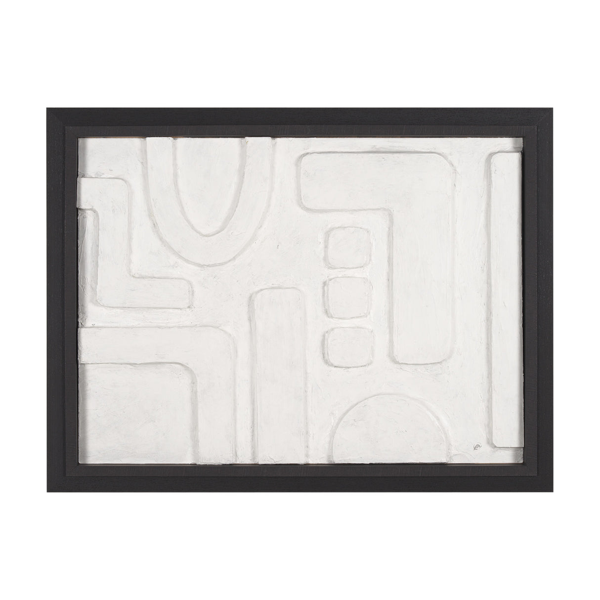 Passel I by Studio M a Framed handmade Original 3D Textured Artwork from Mercana - Luna Furniture
