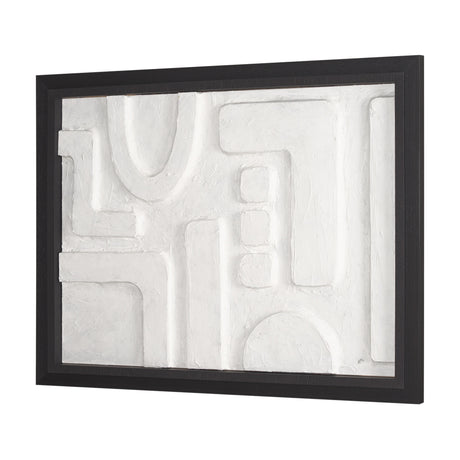 Passel I by Studio M a Framed handmade Original 3D Textured Artwork from Mercana - Luna Furniture