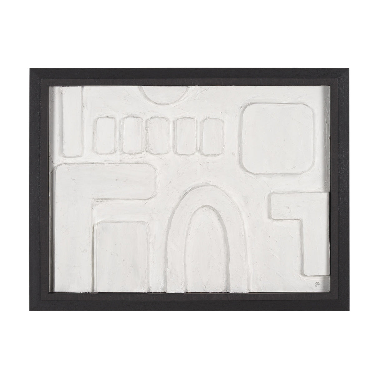 Passel II by Studio M a Framed handmade Original 3D Textured Artwork from Mercana - Luna Furniture