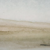 Rolling Fields II Hand Embellished Brown Framed Watercolor Art Print on Paper Mounted with Backing from Mercana - Luna Furniture