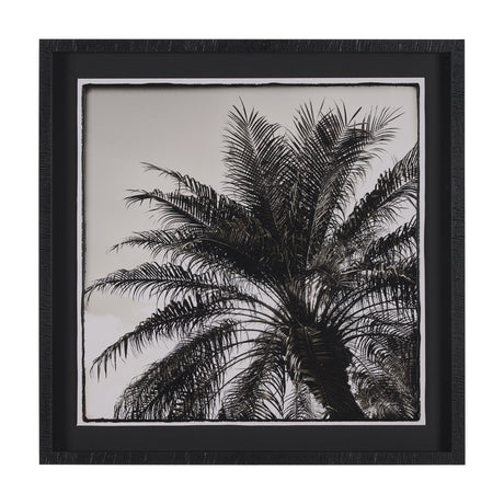 Palm Tree Sepia I by Debra Van Swearingen a Hand Embellished Framed Photo Art Print Matted under Gla from Mercana - Luna Furniture