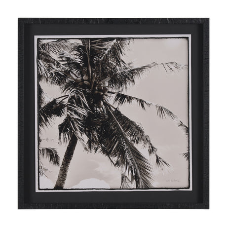 Palm Tree Sepia II by Debra Van Swearingen a Hand Embellished Framed Photo Art Print Matted under G from Mercana - Luna Furniture