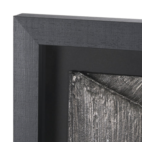 Spelter by Studio M a handmade Original Framed 3D Textured Artwork under Glass from Mercana - Luna Furniture