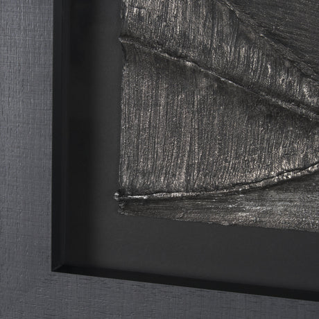 Spelter by Studio M a handmade Original Framed 3D Textured Artwork under Glass from Mercana - Luna Furniture