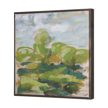 Vibrant View II by Mercana Studio a Hand Embellished Textured Canvas from Mercana - Luna Furniture