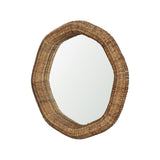 Warrick 36" Woven Water Hyacinth Mirror from Mercana - Luna Furniture