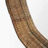Warrick 36" Woven Water Hyacinth Mirror from Mercana - Luna Furniture