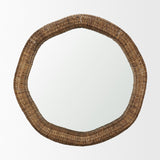 Warrick 42" Woven Water Hyacinth Mirror from Mercana - Luna Furniture