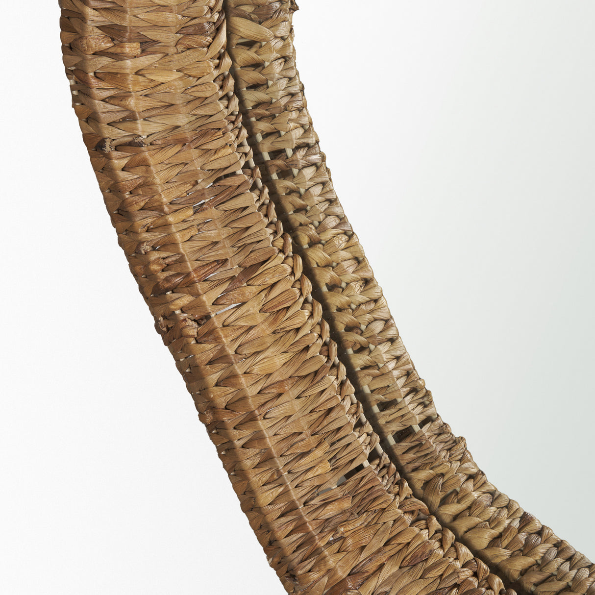 Warrick 42" Woven Water Hyacinth Mirror from Mercana - Luna Furniture