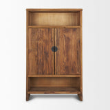 Wayde Curio Cabinet Recycled Pine from Mercana - Luna Furniture