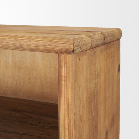 Wayde Curio Cabinet Recycled Pine from Mercana - Luna Furniture