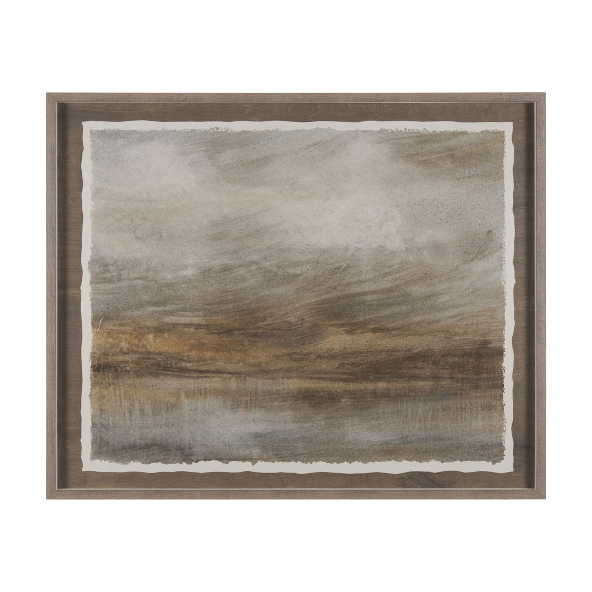 Unsettled Sky by Mercana Studio a Hand Embellished Framed Art Print Matted under Glass from Mercana - Luna Furniture