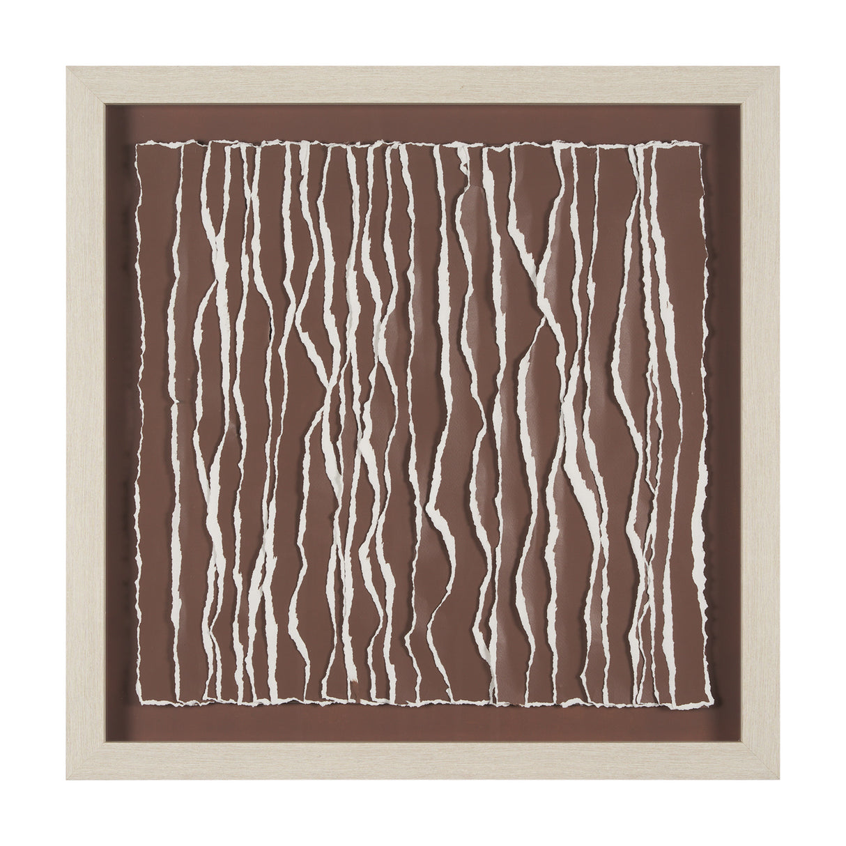 Tattered Waves I by Studio M a handmade Original Framed 3D Textured Artwork under Glass from Mercana - Luna Furniture