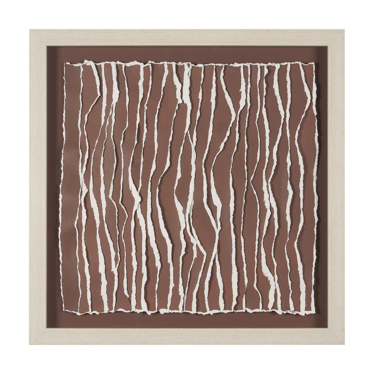 Tattered Waves II by Studio M a handmade Original Framed 3D Textured Artwork under Glass from Mercana - Luna Furniture