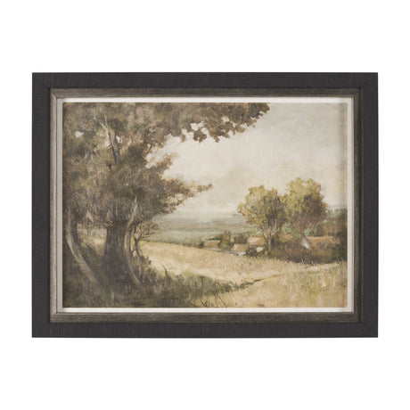 Old Style Landscape II by Mercana Studio a Hand Embellished Framed Art Print from Mercana - Luna Furniture