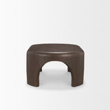 Shima Oval Dark Brown Wood w/ Arched Legs Coffee Table from Mercana - Luna Furniture