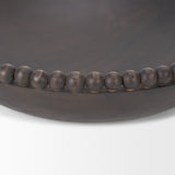 Wendell Dark Brown Wood w/ Wood Beads Round Bowls from Mercana - Luna Furniture