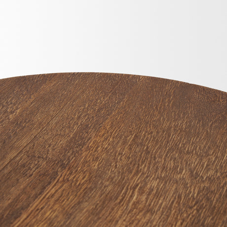 Waverly Round Light Brown Wood Scalloped Edged Trays from Mercana - Luna Furniture