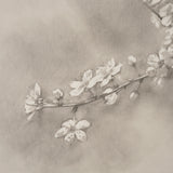 Cherry Blossom Sketch II by Mercana Studio a Hand Embellished Framed Art Print from Mercana - Luna Furniture