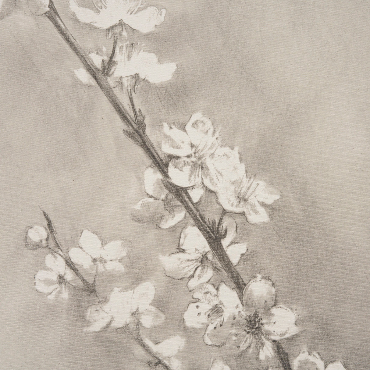 Cherry Blossom Sketch II by Mercana Studio a Hand Embellished Framed Art Print from Mercana - Luna Furniture