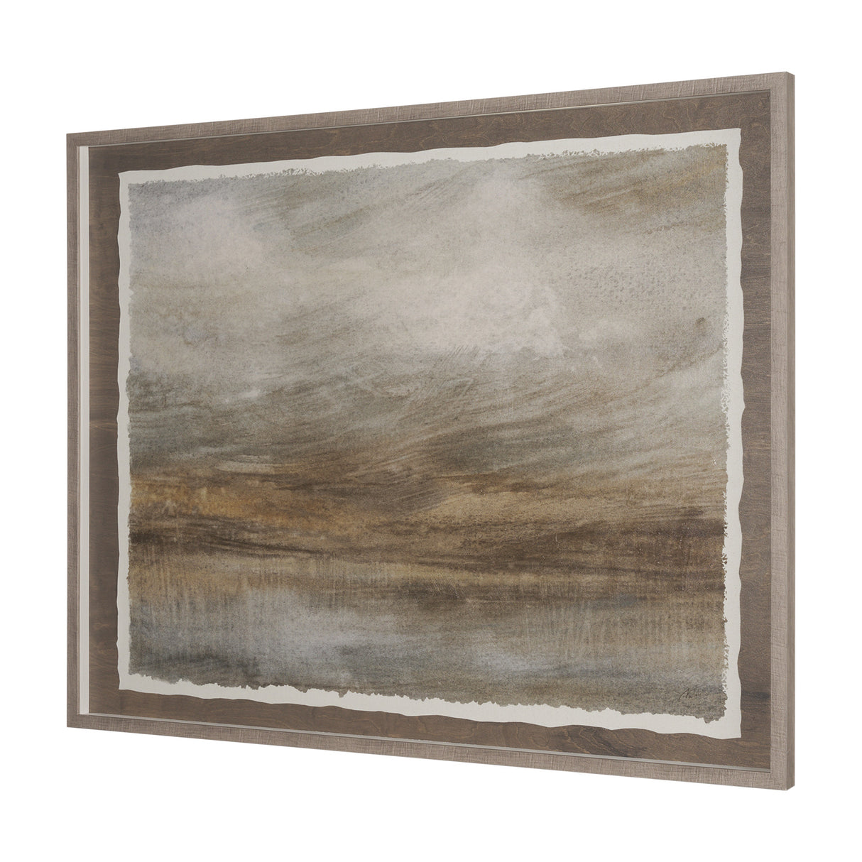 Unsettled Sky by Mercana Studio a Hand Embellished Framed Art Print Matted under Glass from Mercana - Luna Furniture