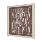 Tattered Waves I by Studio M a handmade Original Framed 3D Textured Artwork under Glass from Mercana - Luna Furniture