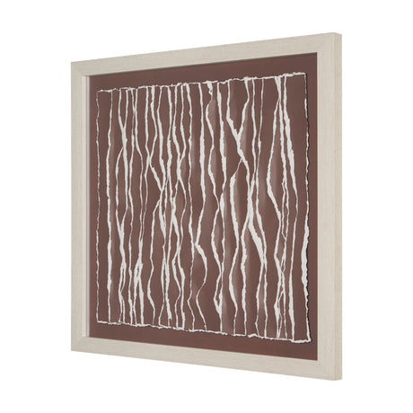 Tattered Waves I by Studio M a handmade Original Framed 3D Textured Artwork under Glass from Mercana - Luna Furniture