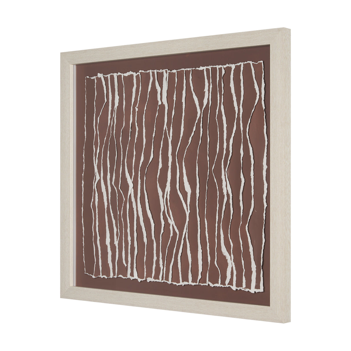 Tattered Waves II by Studio M a handmade Original Framed 3D Textured Artwork under Glass from Mercana - Luna Furniture