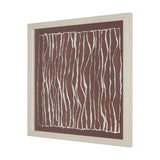 Tattered Waves II by Studio M a handmade Original Framed 3D Textured Artwork under Glass from Mercana - Luna Furniture