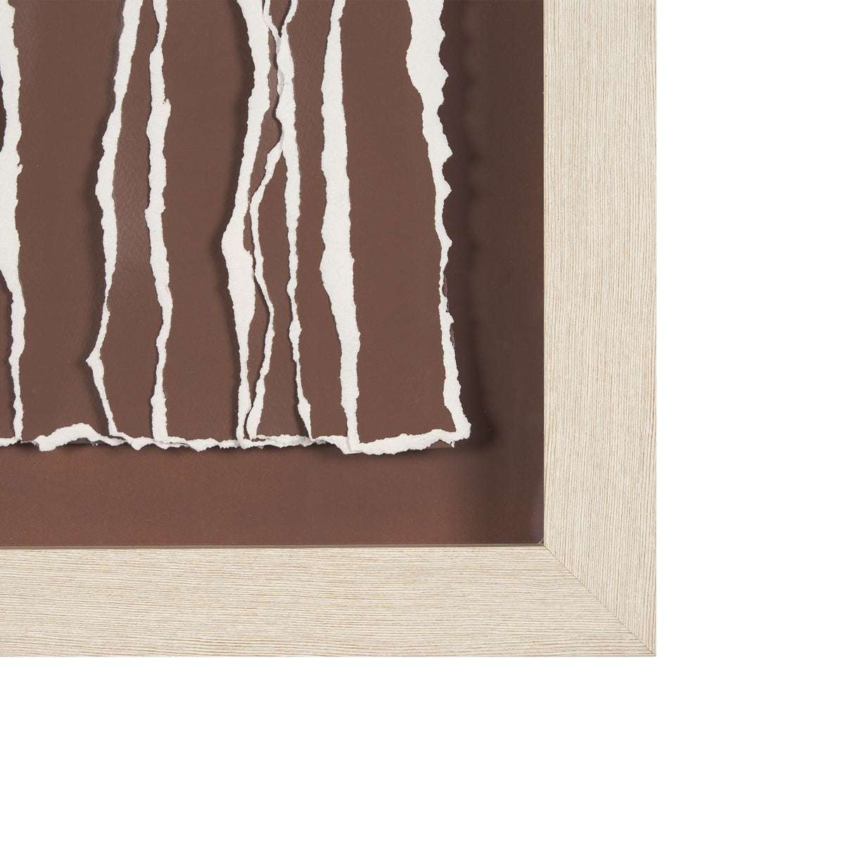 Tattered Waves II by Studio M a handmade Original Framed 3D Textured Artwork under Glass from Mercana - Luna Furniture