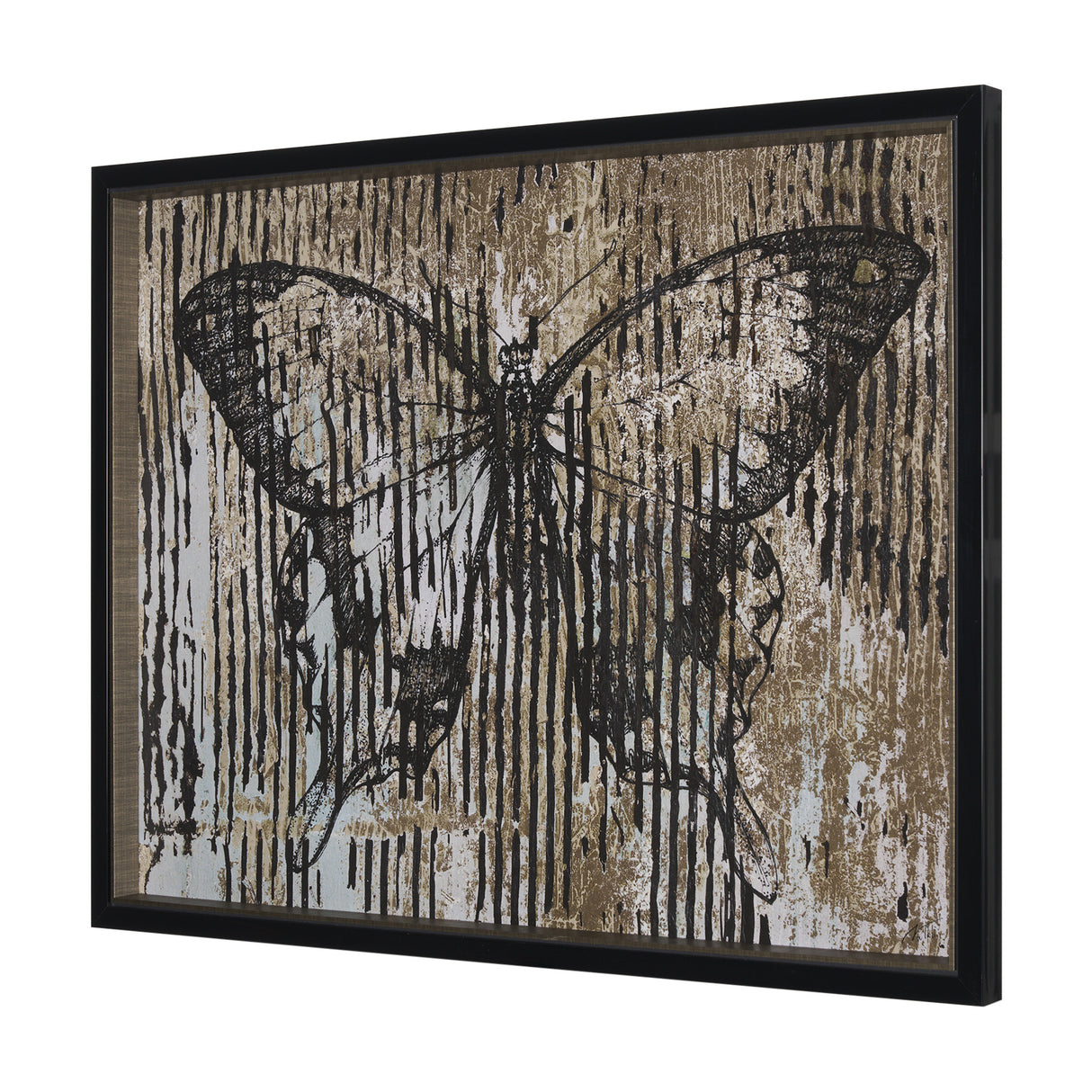 Papillon I by Mercana Studio a Hand Embellished Framed Art Print from Mercana - Luna Furniture
