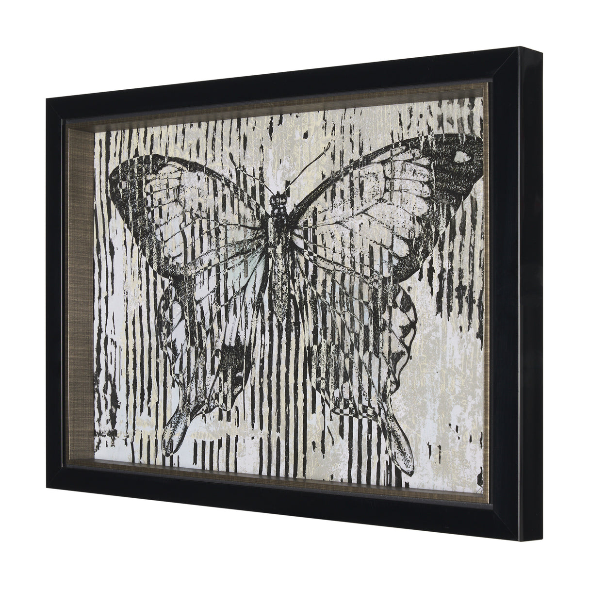 Papillon II by Mercana Studio a Hand Embellished Framed Art Print from Mercana - Luna Furniture