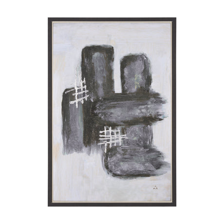 Semblance I by Mercana Studio a Hand Embellished Textured Framed Canvas from Mercana - Luna Furniture