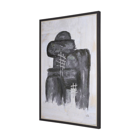 Semblance II by Mercana Studio a Hand Embellished Textured Framed Canvas from Mercana - Luna Furniture