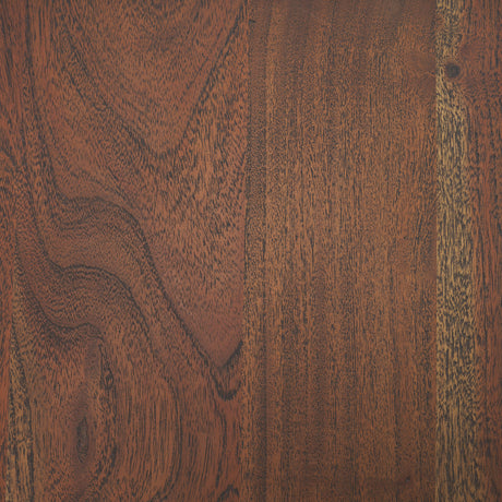 Sonel Pedestal Medium Dark Brown Acacia Wood Foyer Table from Mercana - Luna Furniture