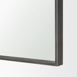 Tamira Tall Brushed Gunmetal Metal Arched Mirror from Mercana - Luna Furniture