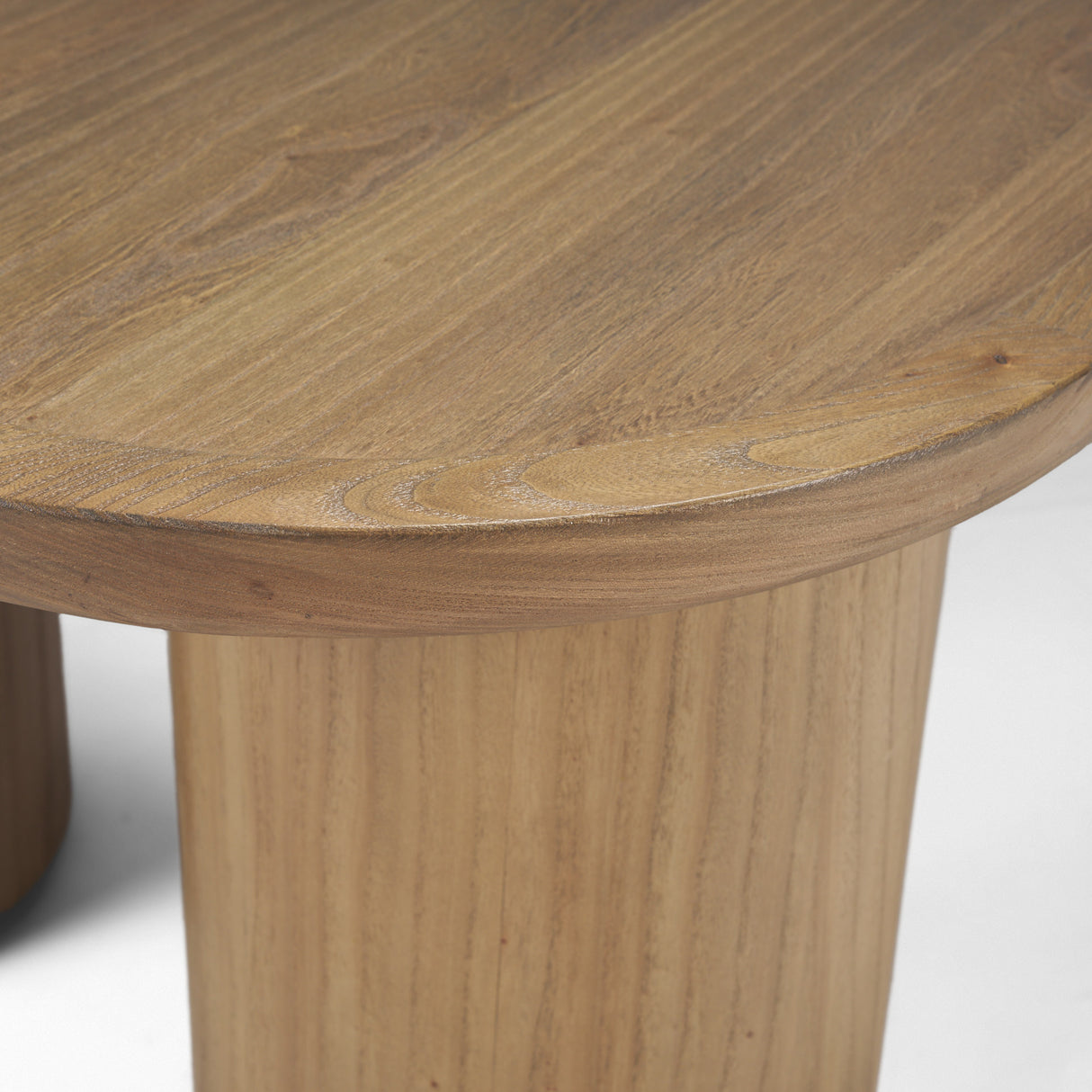 Tavi Rectangular Natural Brown w/ Column Legs Coffee Table from Mercana - Luna Furniture