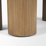 Tavi Rectangular Natural Brown w/ Column Legs Coffee Table from Mercana - Luna Furniture